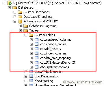 Change Data Capture (CDC) system tables